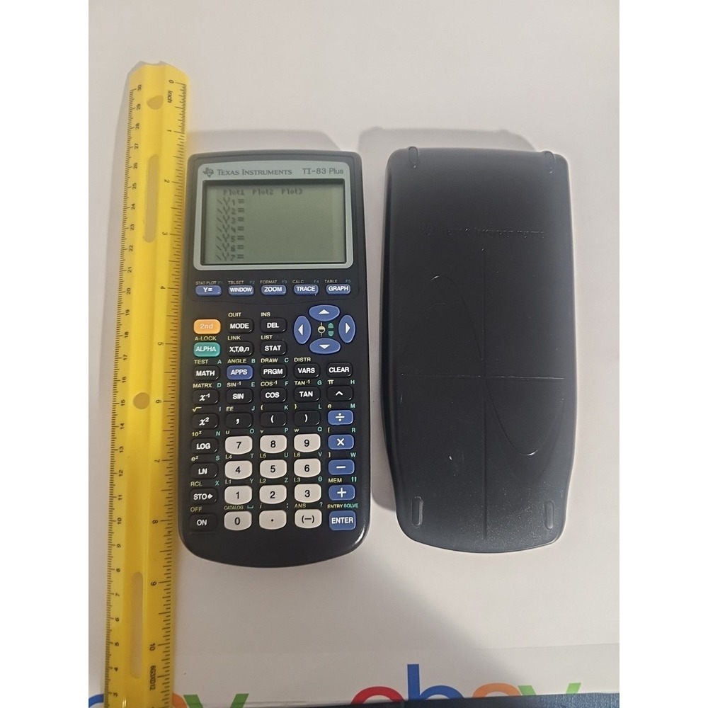 Texas Instruments TI-83 Plus Graphing Calculator - Black (83PL/TBL/1L1/A)